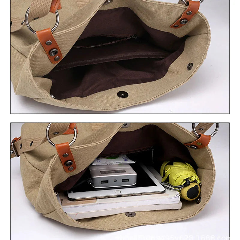 Travel Bag Women Large Capacity Shoulder Handbag Messenger Bag