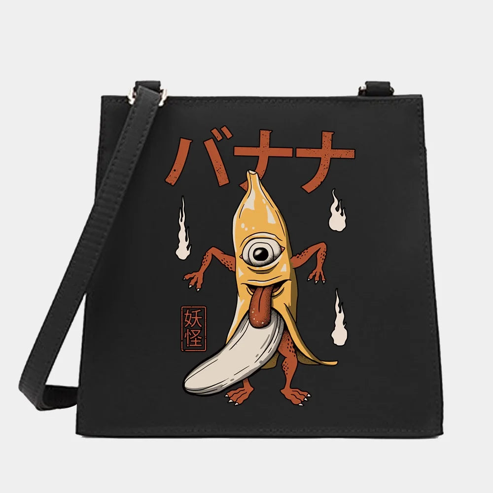 Wild Women Shoulder Messenger Small Square Bags Monster Series Pattern Commute H