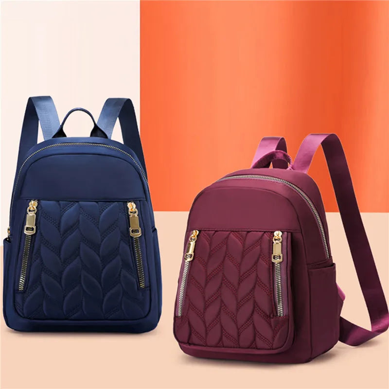 Women Backpack Urban Casual Travel Nylon Bag Lightweight
