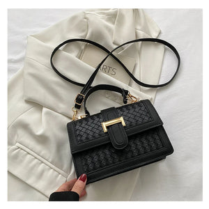 Women Belt Lock Single Shoulder Crossbody Handbags