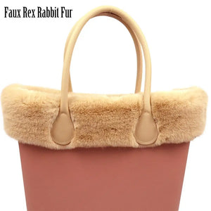 Faux Rex Rabbit Fur Trims for O BAG Decoration Classic Mini Obag