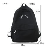 Casual Nylon Backpack for Teen Girls Boys Women's Rucksack
