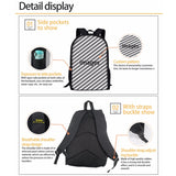 Fire Lion Pattern School Bag Durable Backpack