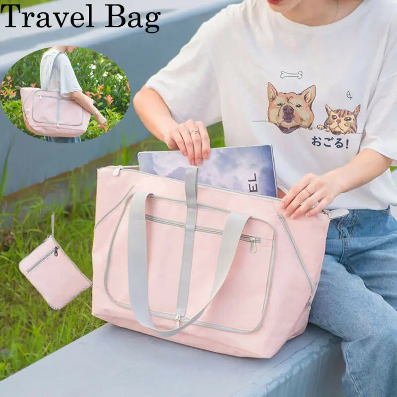 Foldable Travel Storage Luggage Organizer Duffle Bag