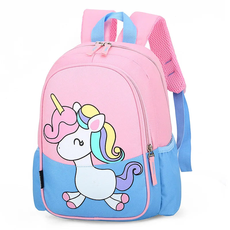 Cartoon Unicorn Girls Backpack School Bags for Kids