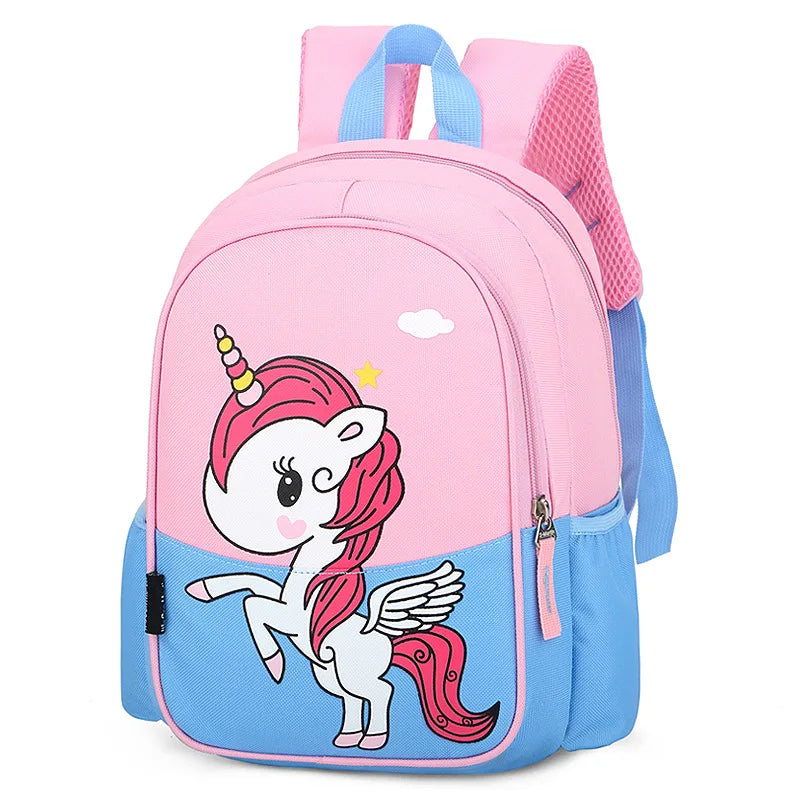 Cartoon Unicorn Girls Backpack School Bags for Kids