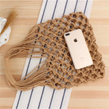 Straw Beach Bag for Women Summer Casual Shopping Travel Handbag