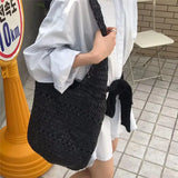 Woven Straw Beach Bag Large Capacity Casual Tote