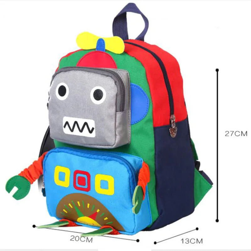 Kids Cartoon Backpack for Boys 3-6 Years Old