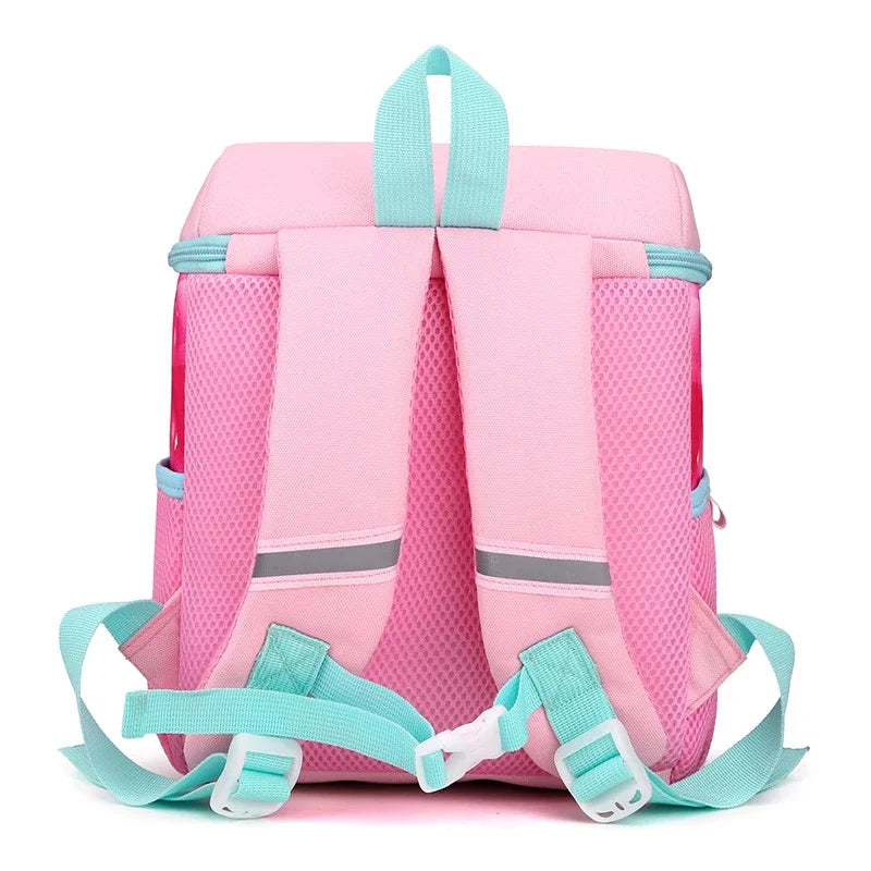 Kindergarten Backpack School Bags For Girls Baby Princess Rabbit Satchel