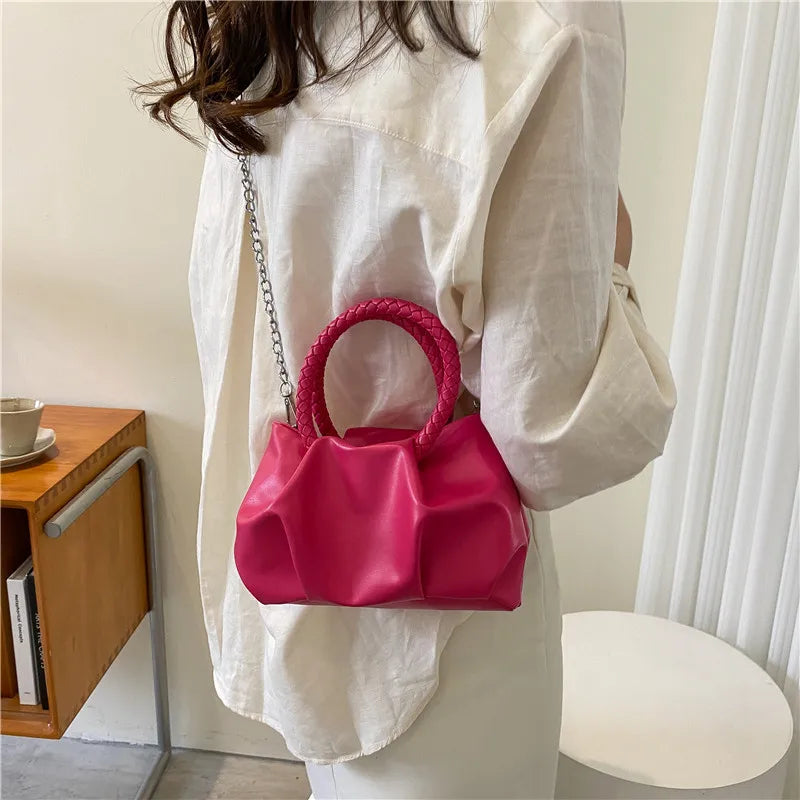 Korean Style Women Shoulder Bag Small Handbags Chain Crossbody