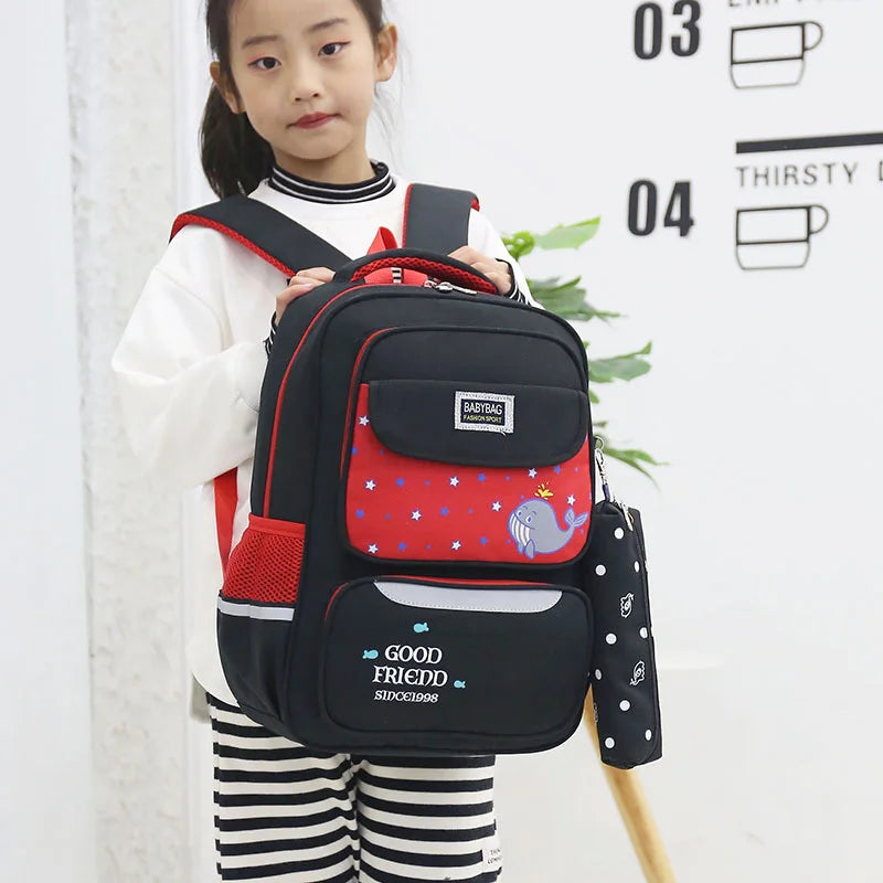 Girls School Bag Backpack Large Capacity Satchel Kids Primary Schoolbags