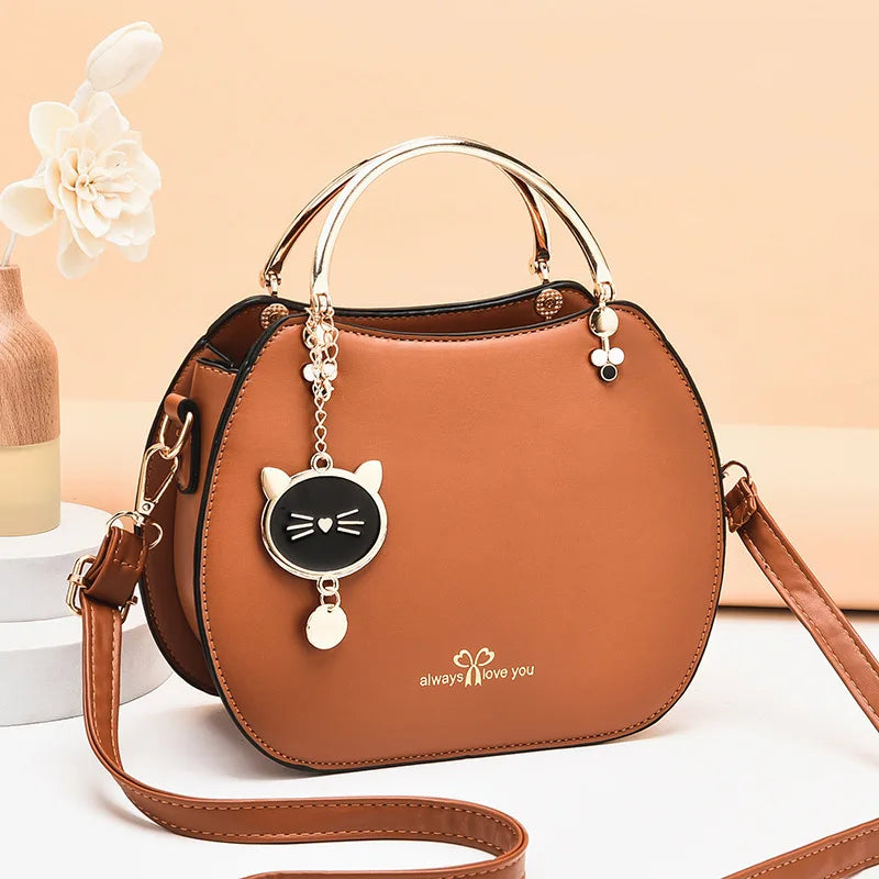 Cat Crossbody Bag Women's One Shoulder Handbag Noble Bag