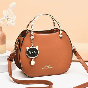 Cat Crossbody Bag Women's One Shoulder Handbag Noble Bag