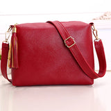 Women Shoulder Diagonal Bag Lady PU Leather Large Capacity Handbag