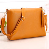 Women Shoulder Diagonal Bag Lady PU Leather Large Capacity Handbag