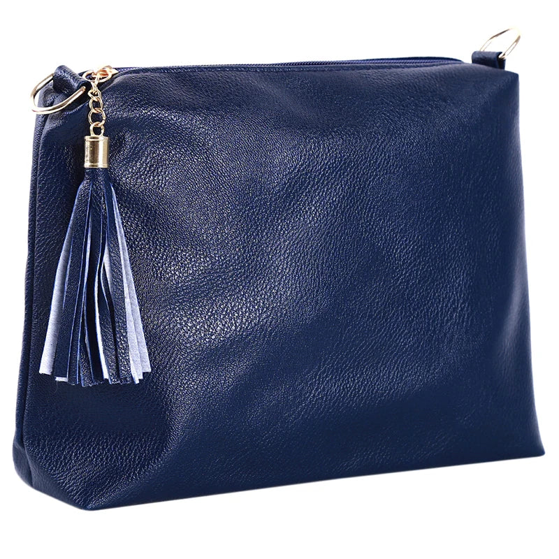 Women Shoulder Diagonal Bag Lady PU Leather Large Capacity Handbag