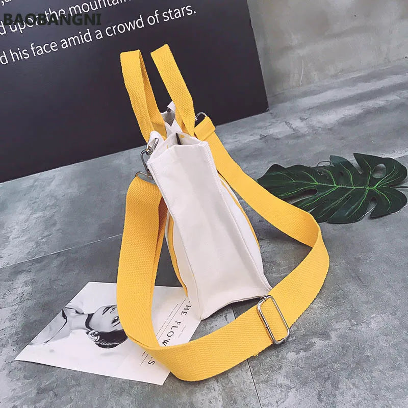 Canvas Shoulder Bag Large Capacity Ladies Handbag