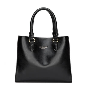 Casual Leather Handbag for Women - Large Messenger Bag