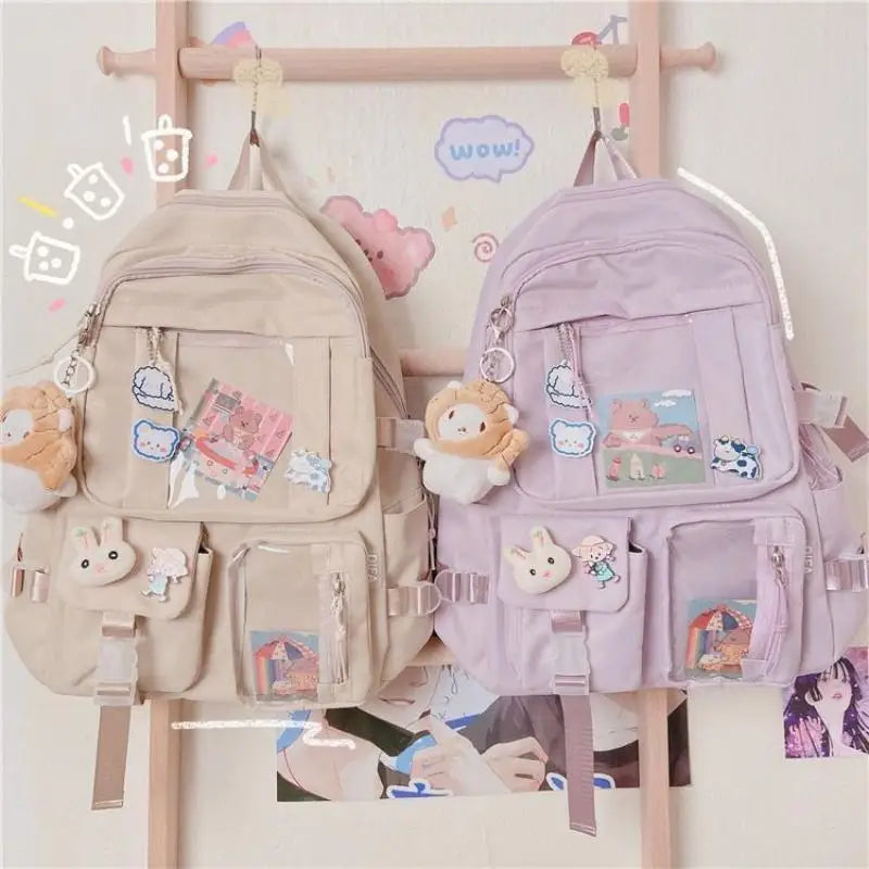 Cartoon Student Backpack High School Student Bag