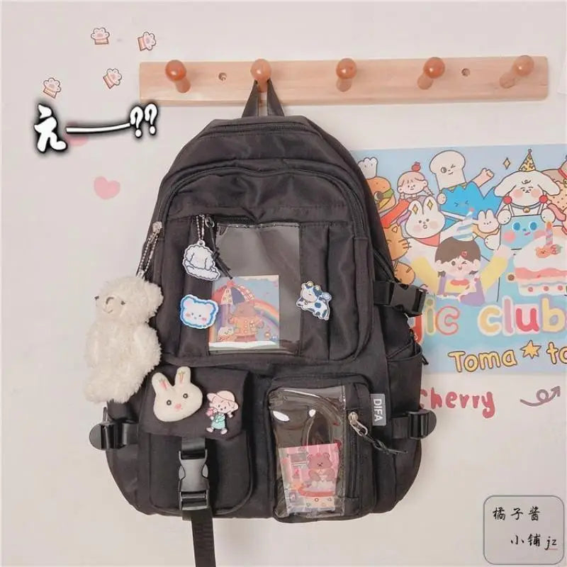 Cartoon Student Backpack High School Student Bag