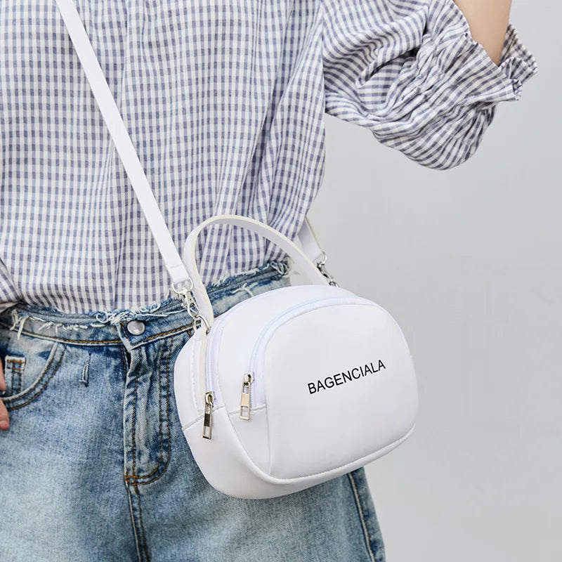 Leisure Messenger Portable Small Change Mobile Phone Bag Letter Printing