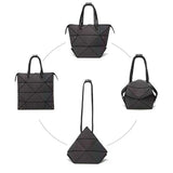 Geometric Crossbody Bag Holographic Chain Shoulder Clutch