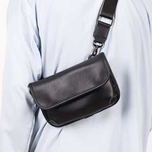 Men Small Crossbody Square Bag Phone Diagonal Street Style Shoulder Bag