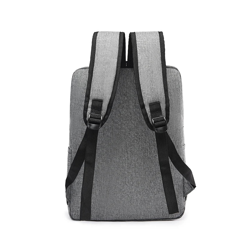 Men's Waterproof Casual Backpack USB Charging 14-Inch Large Capacity