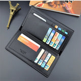 Men's Wallet Soft Skin PU Wallet 3 Fold Multi-Card Slot Large-Capacity Wallet
