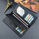 Men's Wallet Soft Skin PU Wallet 3 Fold Multi-Card Slot Large-Capacity Wallet