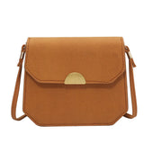 Solid Flap Bag Women PU Leather Crossbody Bags For Women