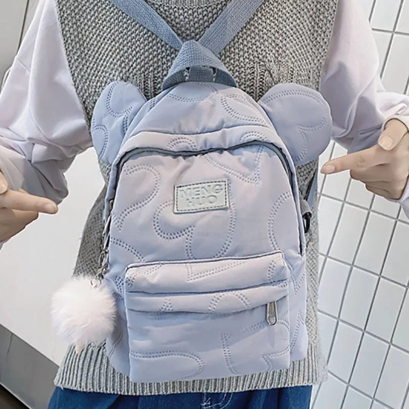 Cartoon Student Backpack Teenage Girl Schoolbag Waterproof Women Backpacks