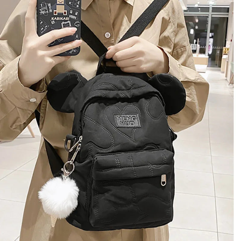 Cartoon Student Backpack Teenage Girl Schoolbag Waterproof Women Backpacks