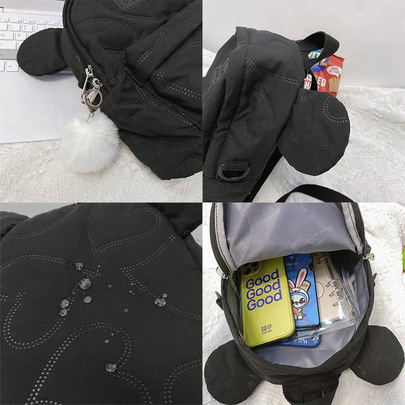 Cartoon Student Backpack Teenage Girl Schoolbag Waterproof Women Backpacks