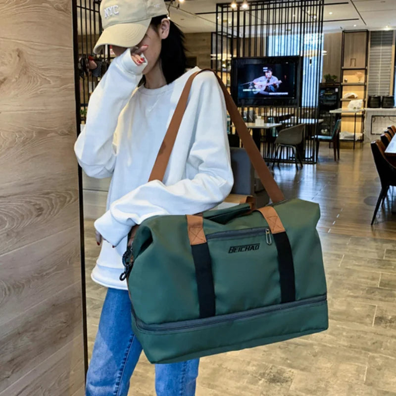 Travel Backpack Shoulder Gym Bag Duffel Bag
