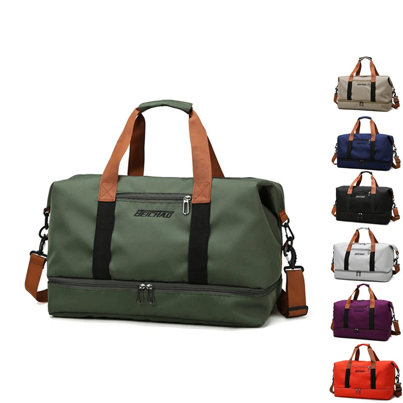 Large Capacity Multifunctional Camping Travel Backpack Gym Duffel Bag