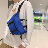 Nylon Reflective Waist Bag Fanny pack Phone Pack Sports Hip hop Belt Bag