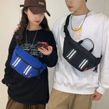 Nylon Reflective Waist Bag Fanny pack Phone Pack Sports Hip hop Belt Bag