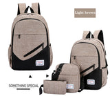 Waterproof Nylon Shoulder Bag Laptop Backpack Hiking Travel Bag