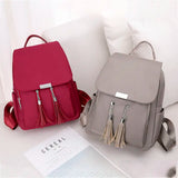 Small School Bag Oxford Cloth Backpack Large Capacity Travel Ladies Rucksack