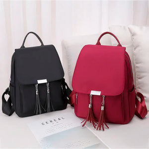 Small School Bag Oxford Cloth Backpack Large Capacity Travel Ladies Rucksack