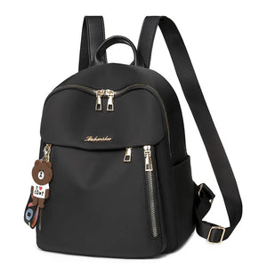 Compact Oxford Cloth Backpack for Women
