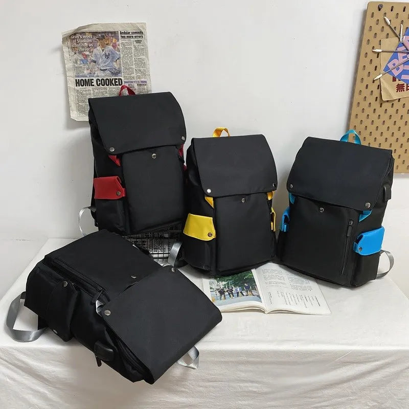 Oxford Cloth Backpack Wild College Style Large Capacity School Bag Female