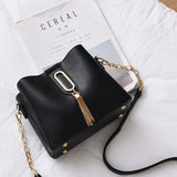 Bucket Bag Crossbody Tassel Shoulder Handbag Purse Tote Bolsas
