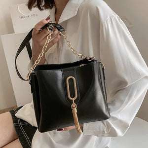 Bucket Bag Crossbody Tassel Shoulder Handbag Purse Tote Bolsas