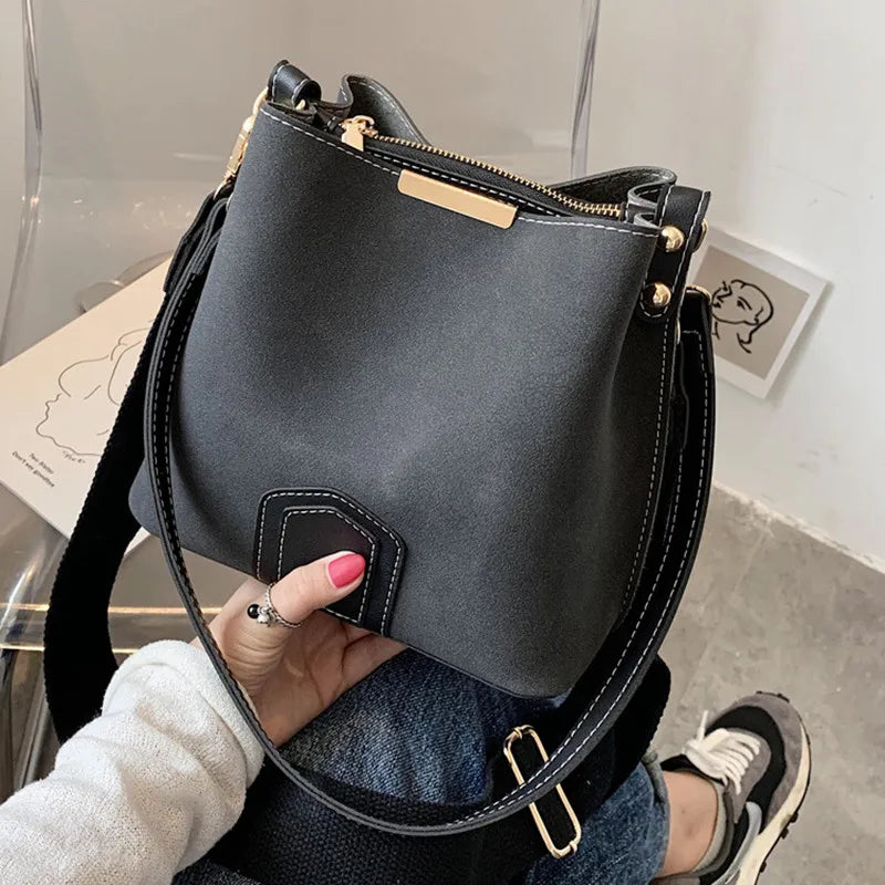 Bucket Bag Ladies Large Capacity Shoulder Bag