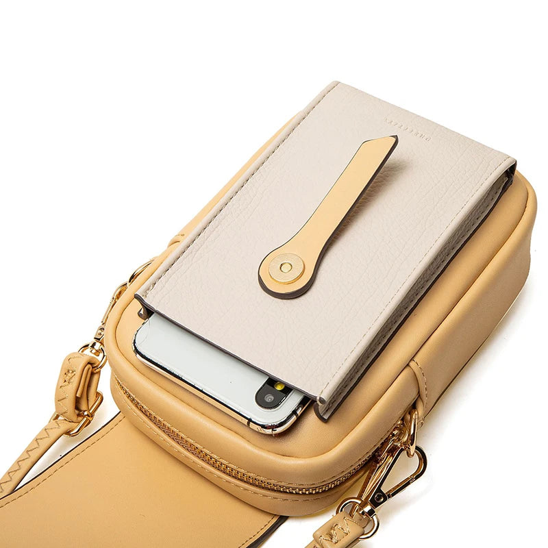 Casual Women Messenger Bag Leather Large Capacity Ladies Wallet