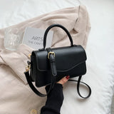 Retro Ladies Pu Leather Diagonal Bag All-match Shoulder Bags