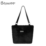 Fluffy Large Capacity Shoulder Bag for Women